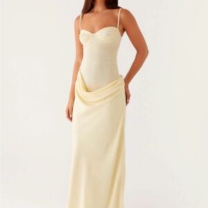 Peppermayo Butter Yellow Maxi Dress NWOT